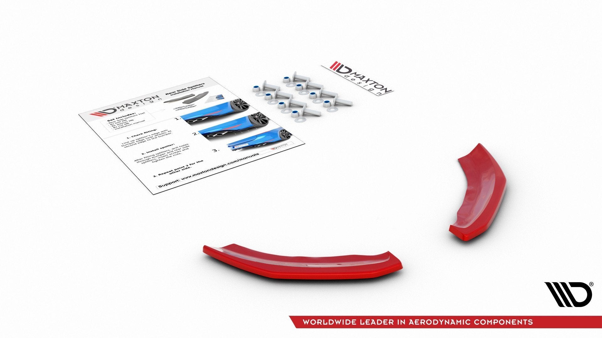 Maxton Design - Heck Ansatz Flaps Diffusor für VW Polo GTI Mk6 - Aerowerk.