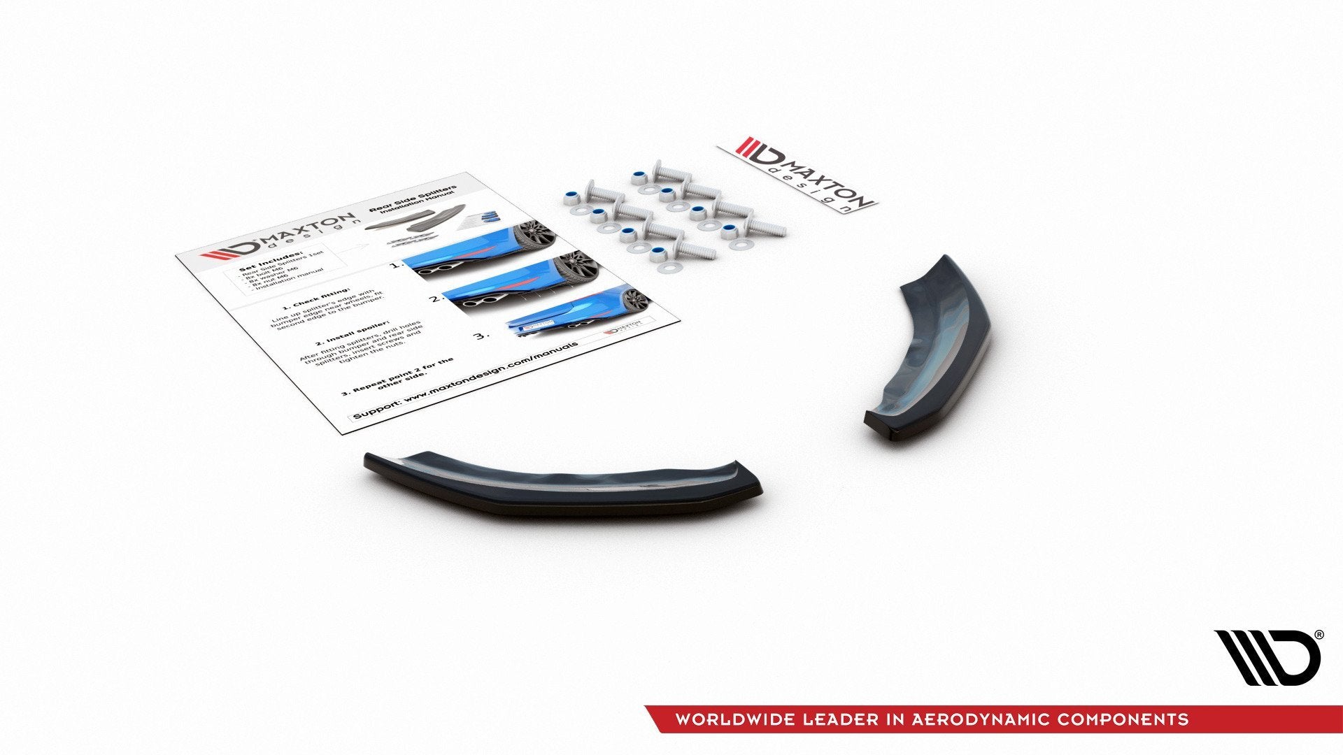 Maxton Design - Heck Ansatz Flaps Diffusor für VW Polo GTI Mk6 - Aerowerk.