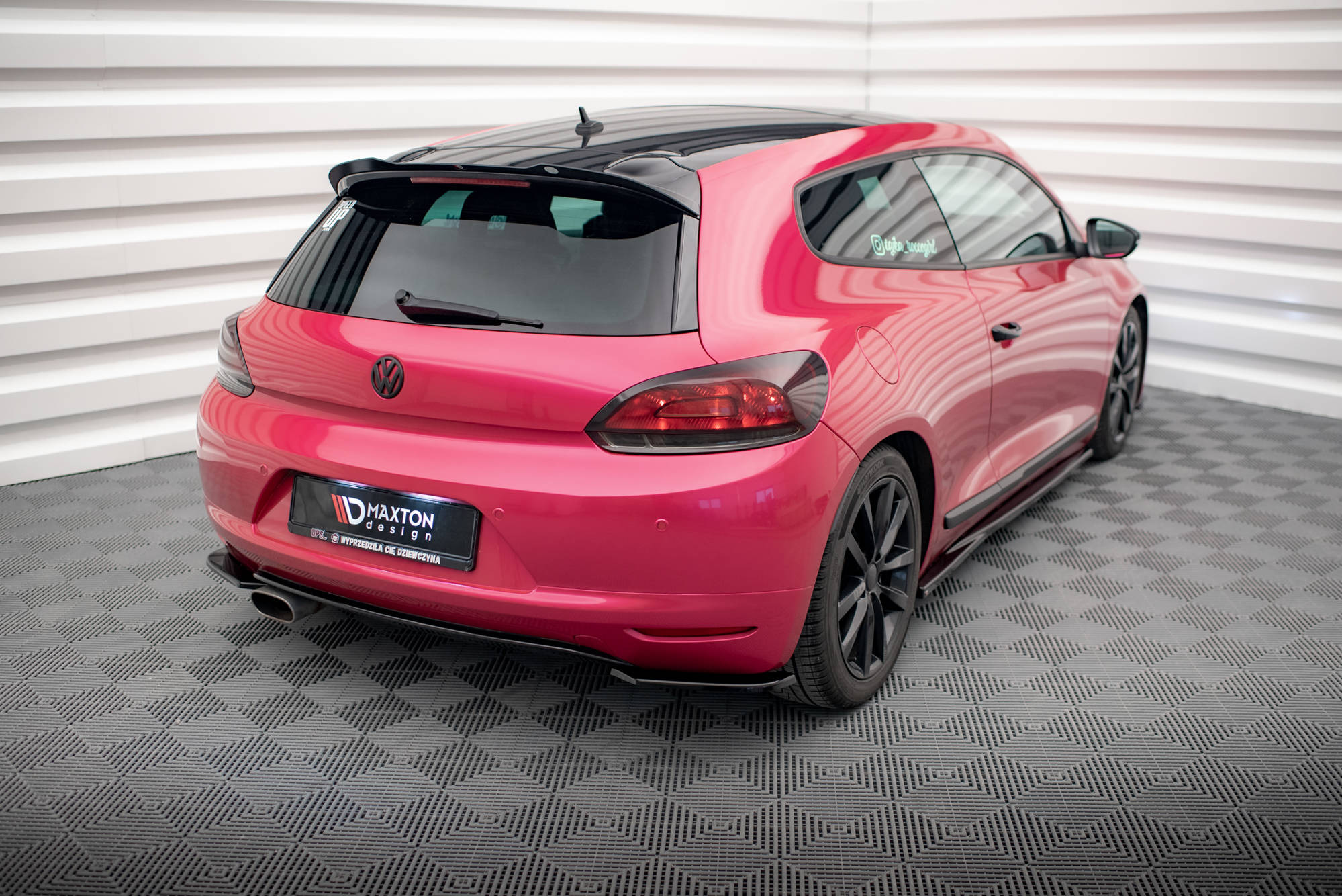 Maxton Design - Heck Ansatz Flaps Diffusor für VW Scirocco Mk3 - Aerowerk.