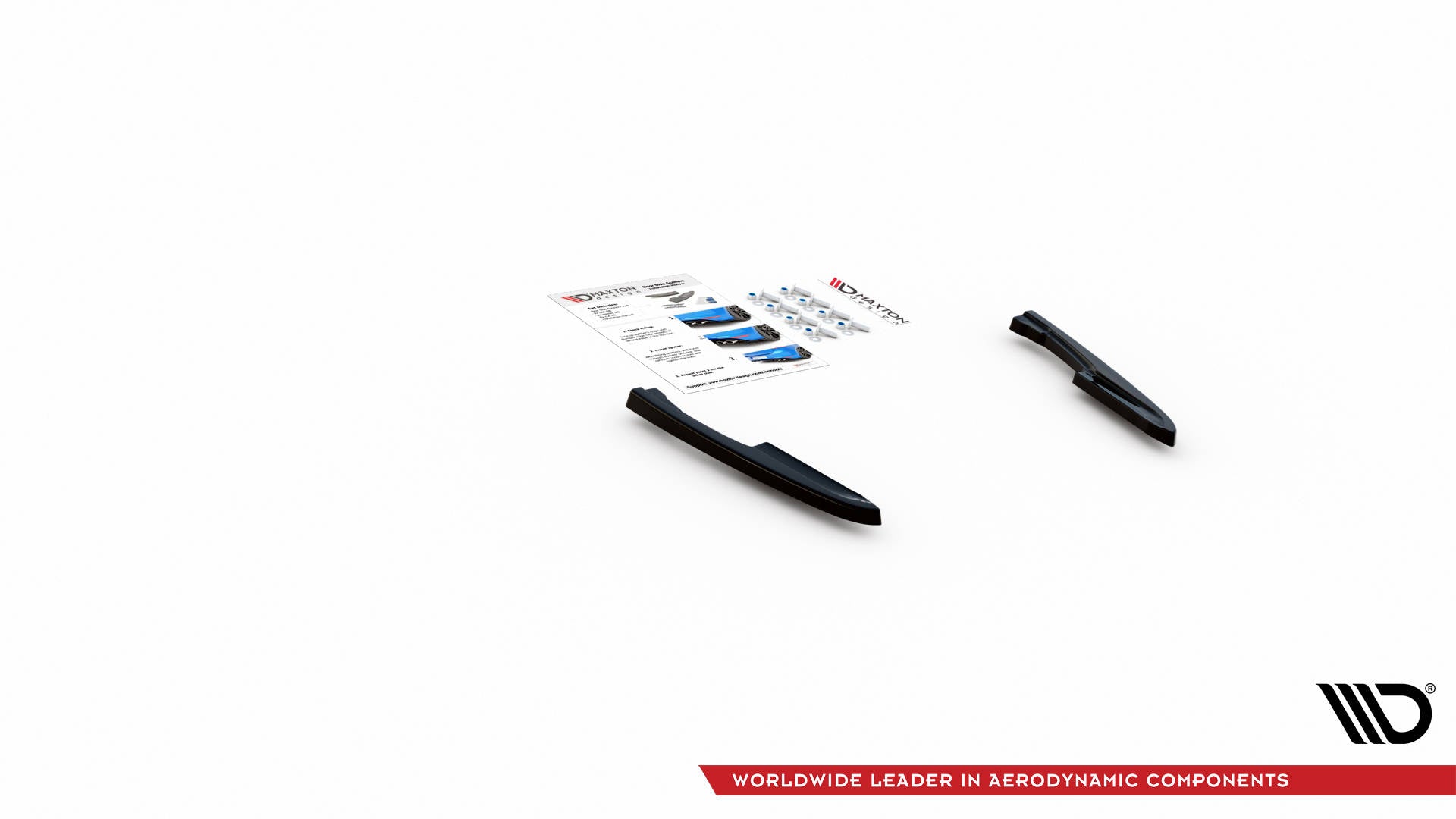 Maxton Design - Heck Ansatz Flaps Diffusor für VW Touareg R - line Mk3 - Aerowerk.