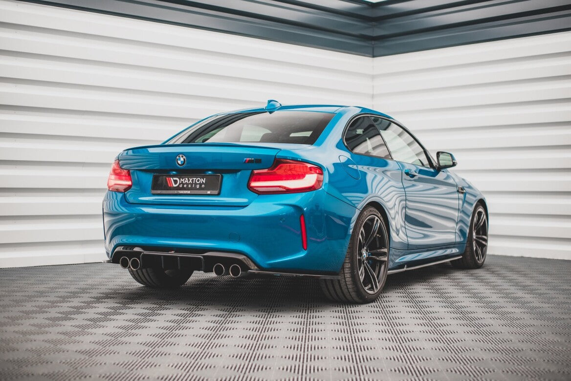 Heck Ansatz Flaps Diffusor V.2 für BMW M2 F87 - Aerowerk.