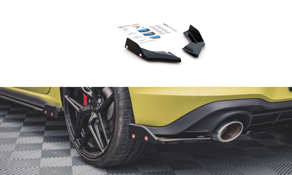 Maxton Design - Heck Ansatz Flaps Diffusor V1 +Flaps für Volkswagen Golf 8 GTI Clubsport - Aerowerk.