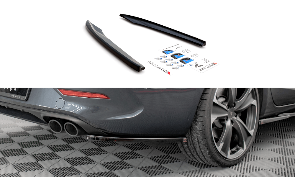 Maxton Design - Heck Ansatz Flaps Diffusor V1 für Cupra Leon ST Mk1 Facelift - Aerowerk.
