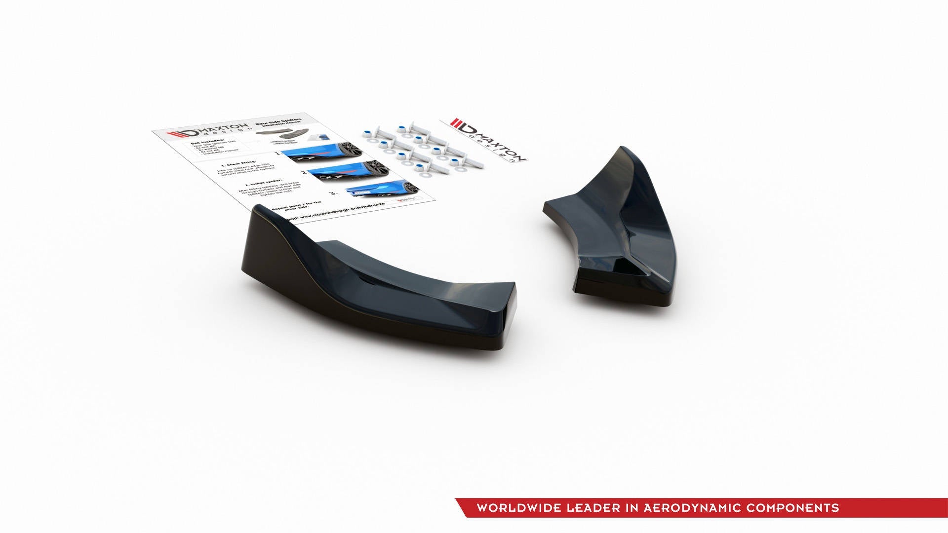 Maxton Design - Heck Ansatz Flaps Diffusor V1 für Ford Fiesta ST Mk8 - Aerowerk.