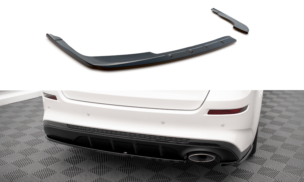 Maxton Design - Heck Ansatz Flaps Diffusor V1 für Kia Optima Mk4 Facelift - Aerowerk.