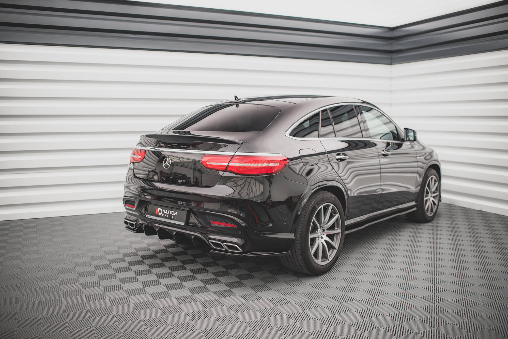 Maxton Design - Heck Ansatz Flaps Diffusor V1 für Mercedes - Benz GLE Coupe 63 AMG C292 - Aerowerk.