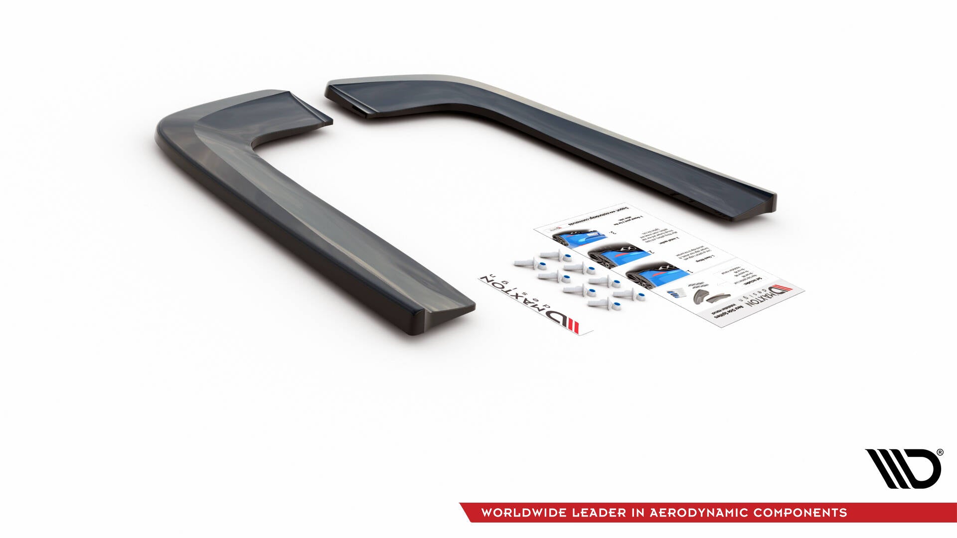 Maxton Design - Heck Ansatz Flaps Diffusor V1 für Mercedes - Benz V - Klasse AMG - Line W447 Facelift - Aerowerk.