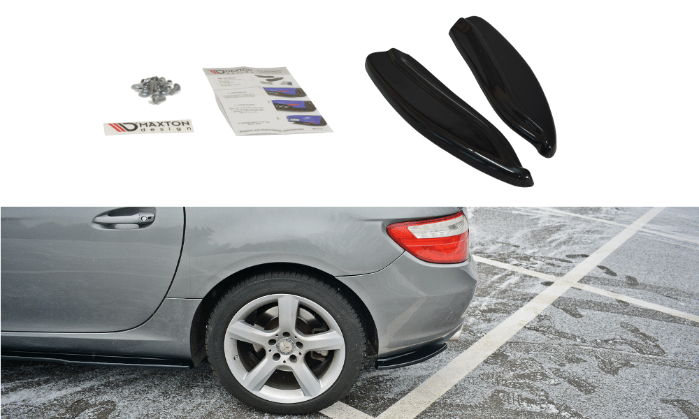 Maxton Design - Heck Ansatz Flaps Diffusor V1 für Mercedes SLK R172 - Aerowerk.