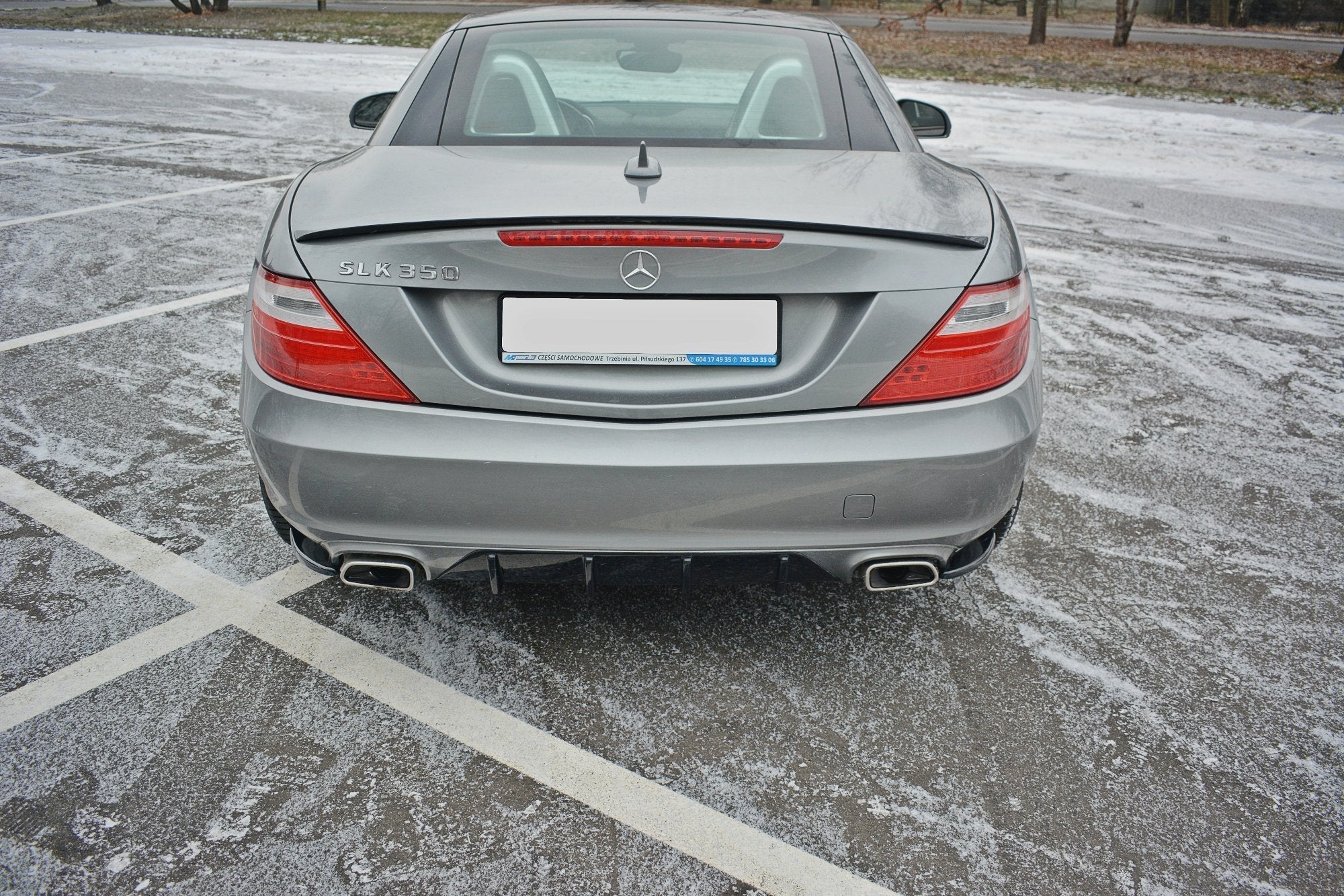Maxton Design - Heck Ansatz Flaps Diffusor V1 für Mercedes SLK R172 - Aerowerk.