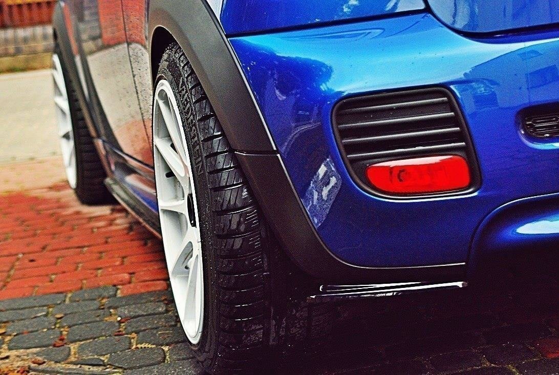Maxton Design - Heck Ansatz Flaps Diffusor V1 für MINI COOPER R56 JCW - Aerowerk.
