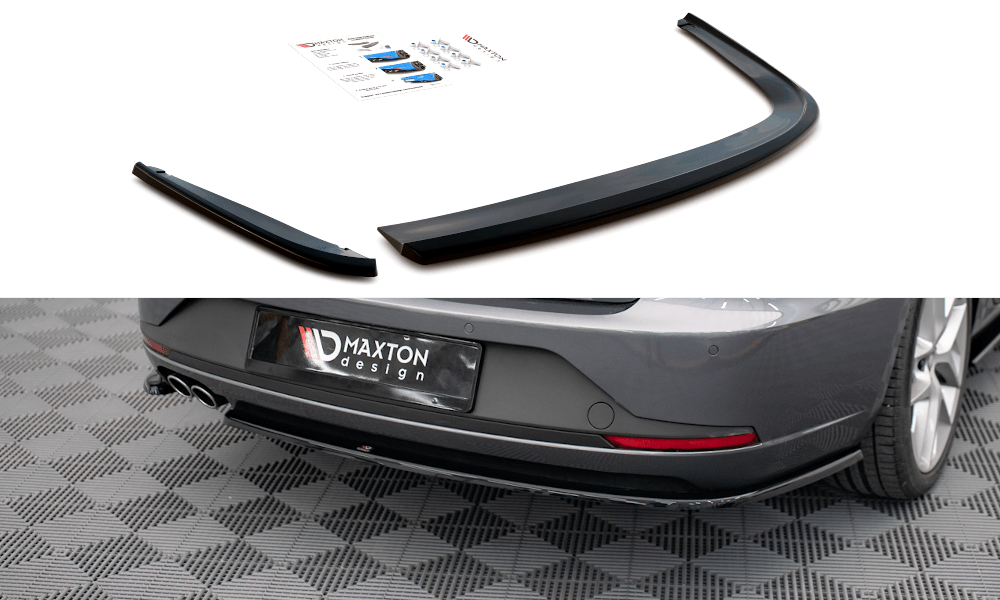 Maxton Design - Heck Ansatz Flaps Diffusor V1 für Seat Leon FR Sportstourer Mk3 - Aerowerk.