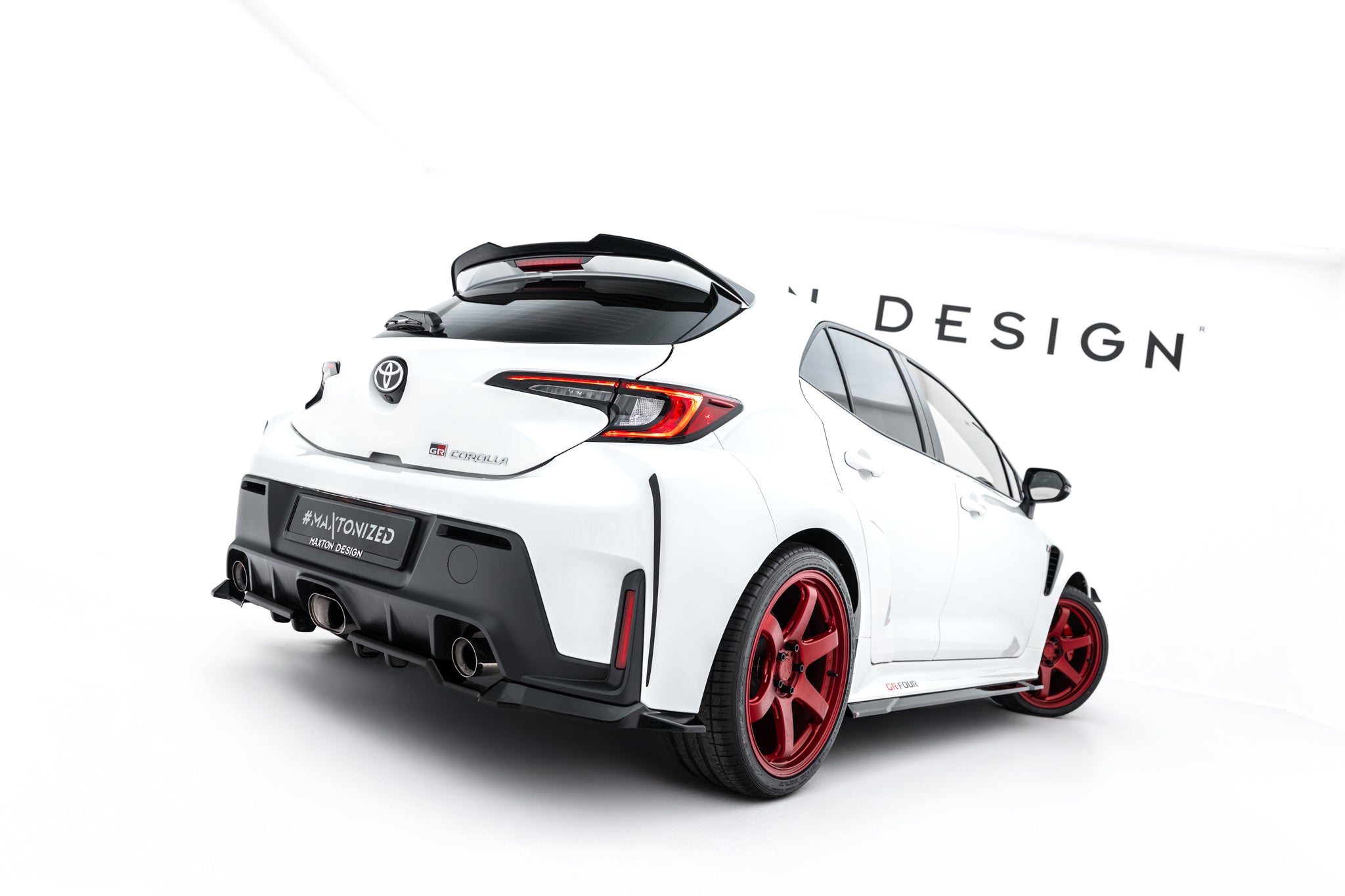Maxton Design - Heck Ansatz Flaps Diffusor V1 für Toyota GR Corolla Mk12 - Aerowerk.