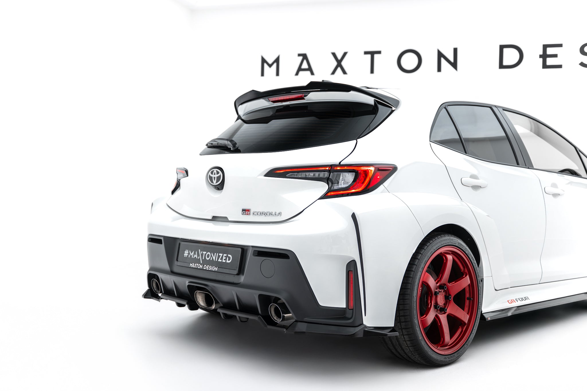 Maxton Design - Heck Ansatz Flaps Diffusor V1 für Toyota GR Corolla Mk12 - Aerowerk.