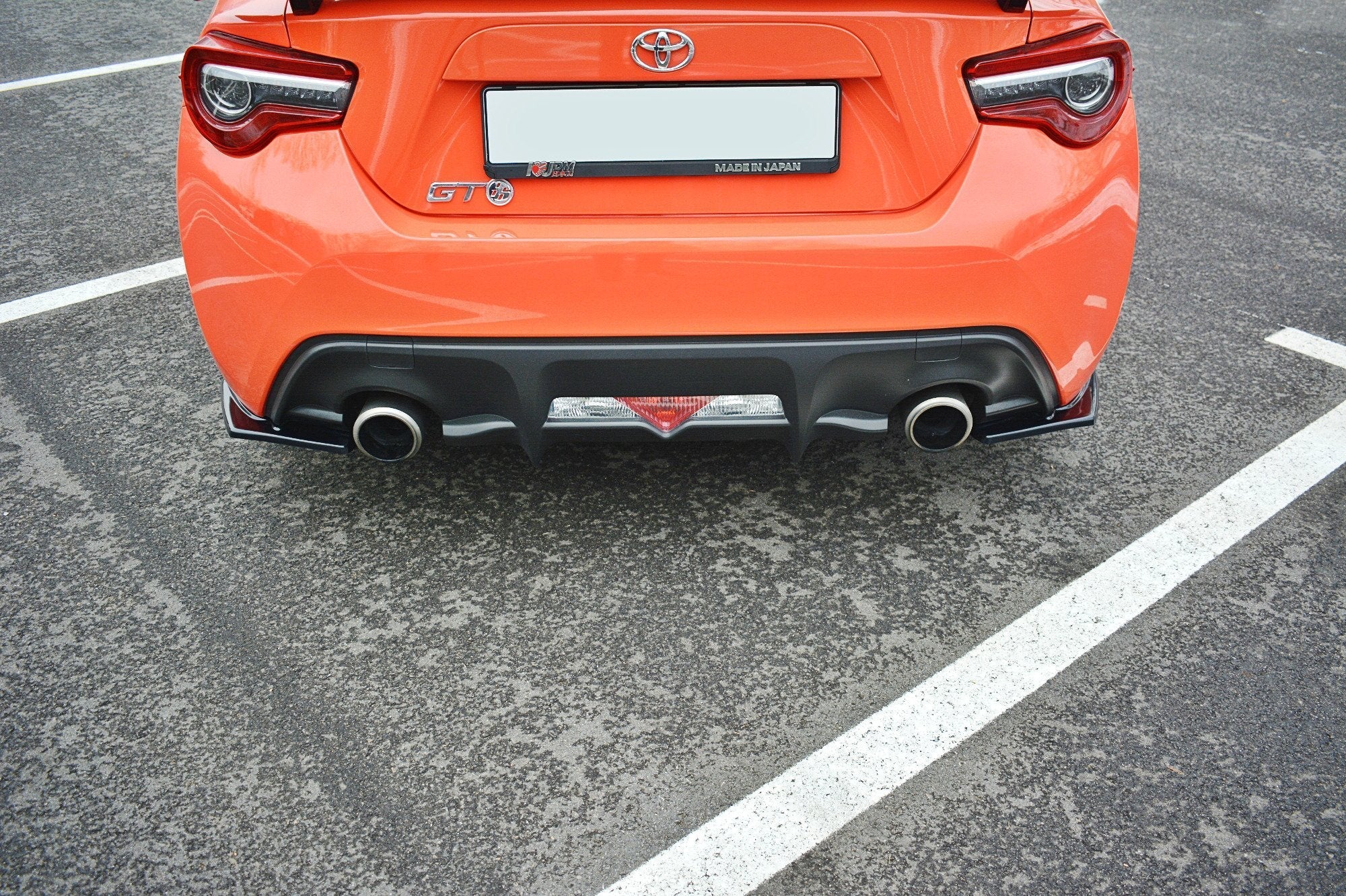 Maxton Design - Heck Ansatz Flaps Diffusor V1 für Toyota GT86 Facelift - Aerowerk.