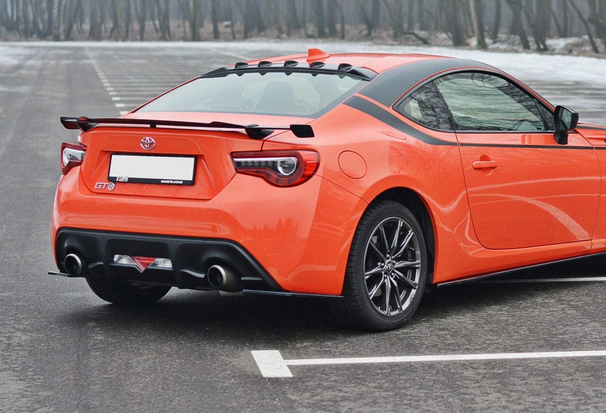 Maxton Design - Heck Ansatz Flaps Diffusor V1 für Toyota GT86 Facelift - Aerowerk.