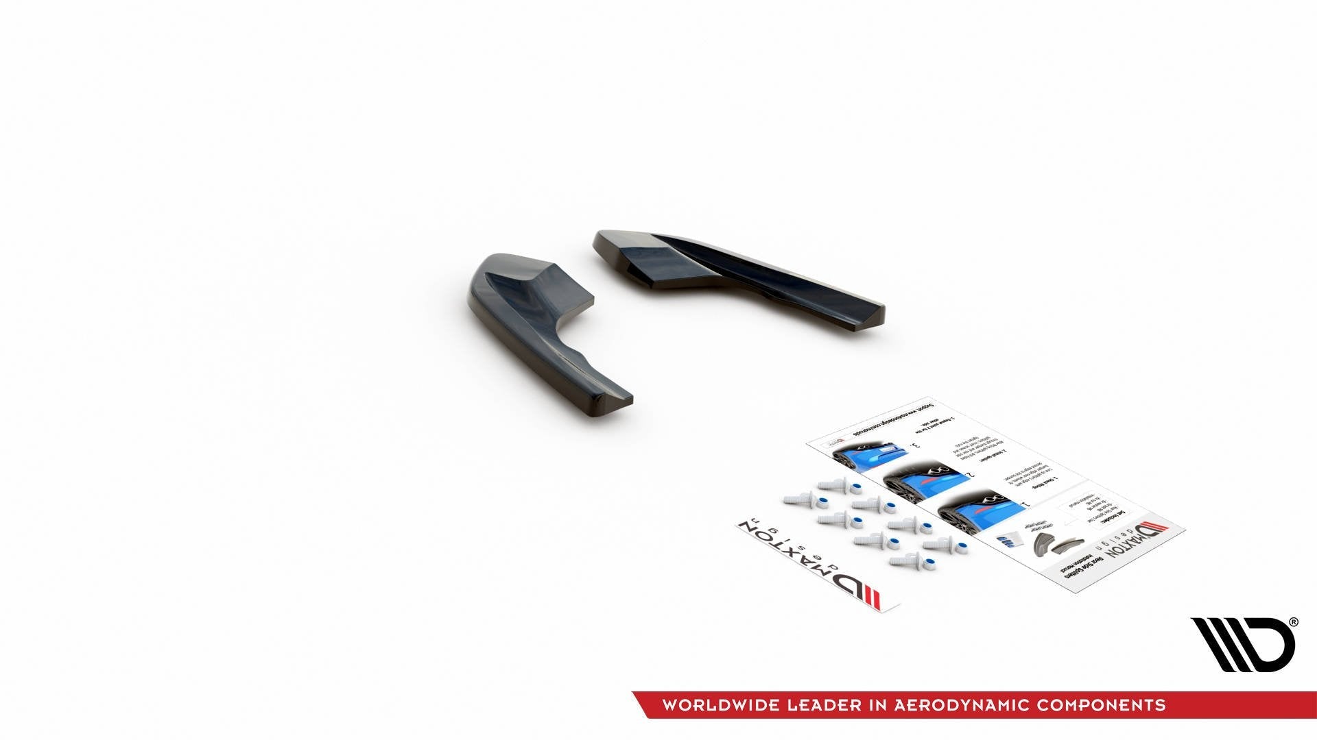 Maxton Design - Heck Ansatz Flaps Diffusor V1 für VW Golf R Mk8 Facelift - Aerowerk.