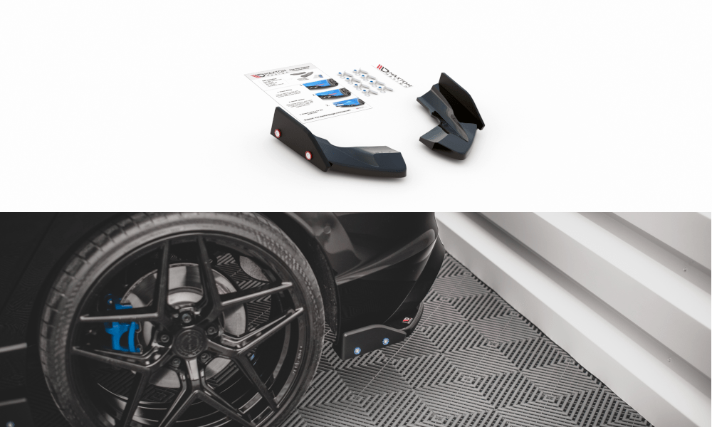 Maxton Design - Heck Ansatz Flaps Diffusor V2 + Flaps für VW Golf R Mk8 Facelift - Aerowerk.