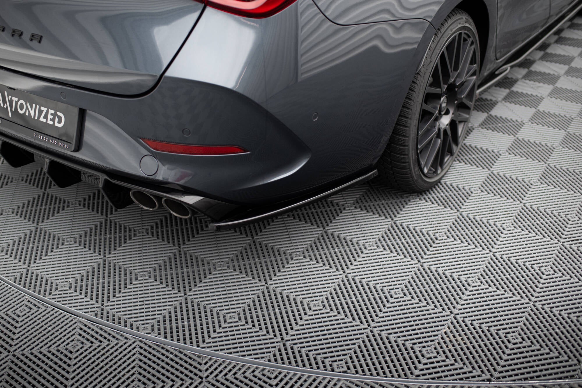 Maxton Design - Heck Ansatz Flaps Diffusor V2 für Cupra Leon ST Mk1 Facelift - Aerowerk.