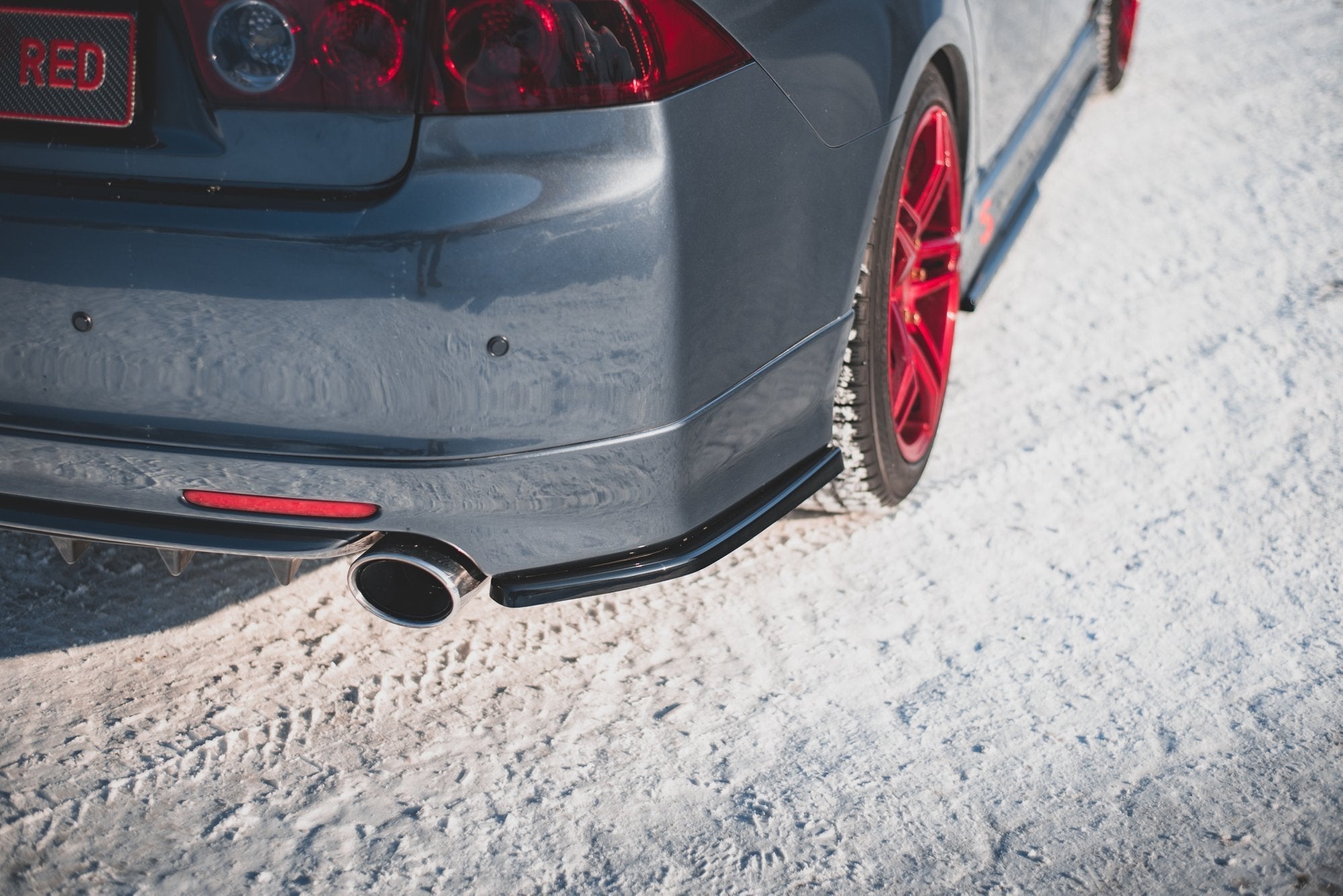 Maxton Design - Heck Ansatz Flaps Diffusor V2 für Honda Accord Mk7 Type - S - Aerowerk.
