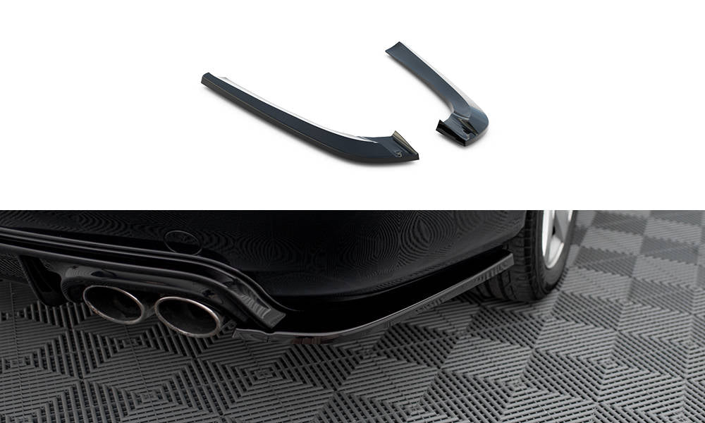 Maxton Design - Heck Ansatz Flaps Diffusor V2 für Mercedes - Benz CLK W209 - Aerowerk.