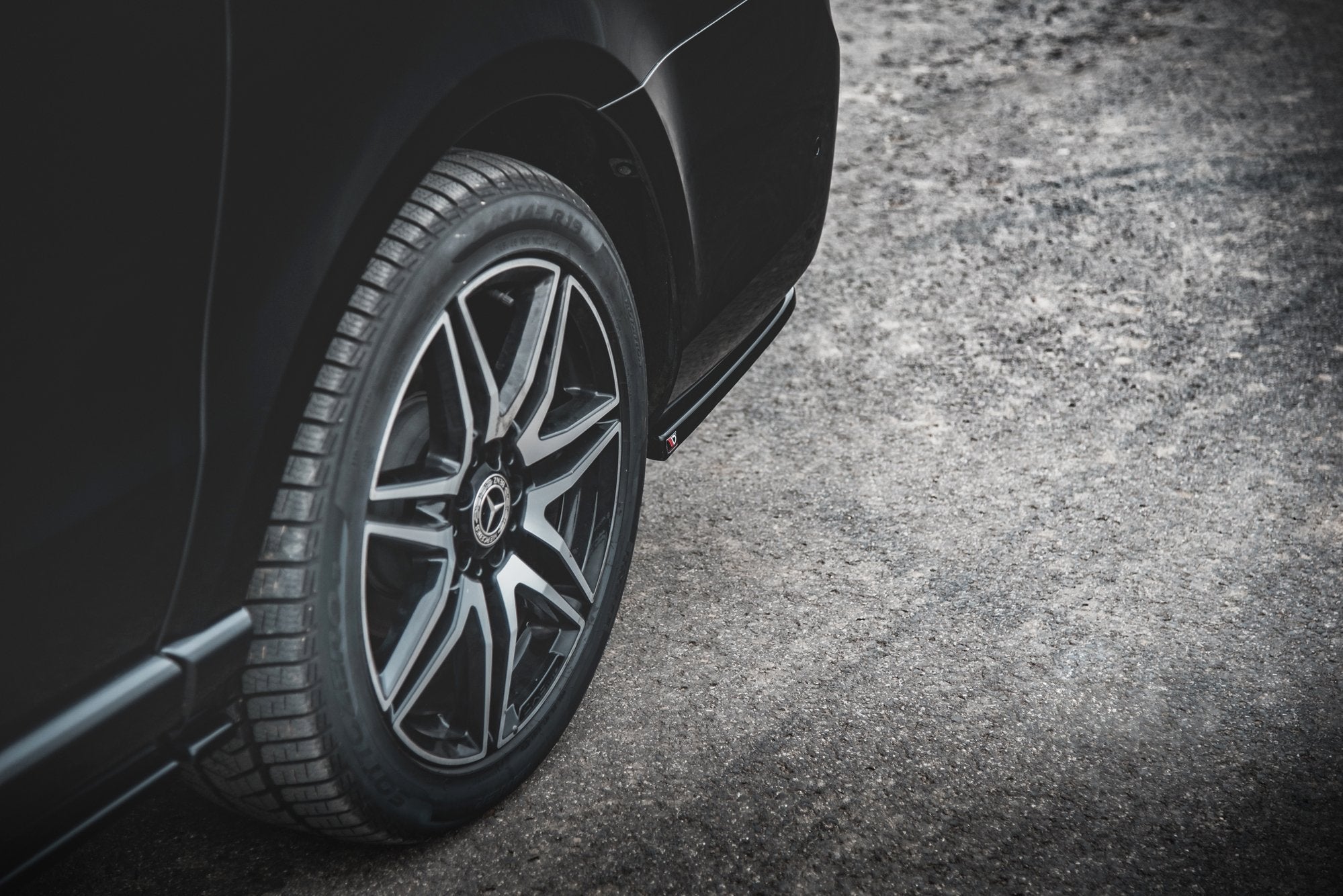 Maxton Design - Heck Ansatz Flaps Diffusor V2 für Mercedes - Benz V - Klasse AMG - Line W447 Facelift - Aerowerk.