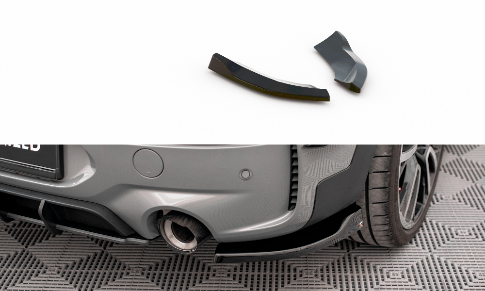 Maxton Design - Heck Ansatz Flaps Diffusor V2 für Mini Cooper Clubman John Cooper Works F54 Facelift - Aerowerk.