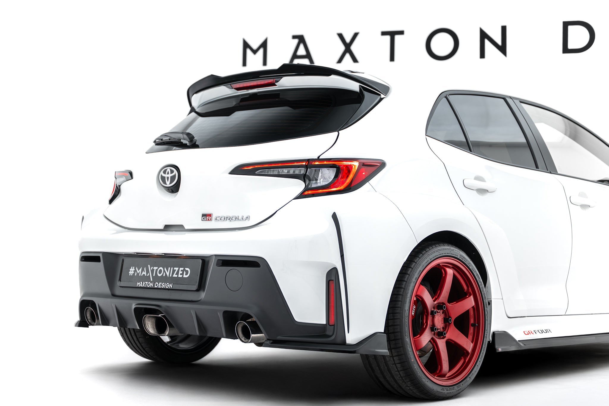 Maxton Design - Heck Ansatz Flaps Diffusor V2 für Toyota GR Corolla Mk12 - Aerowerk.