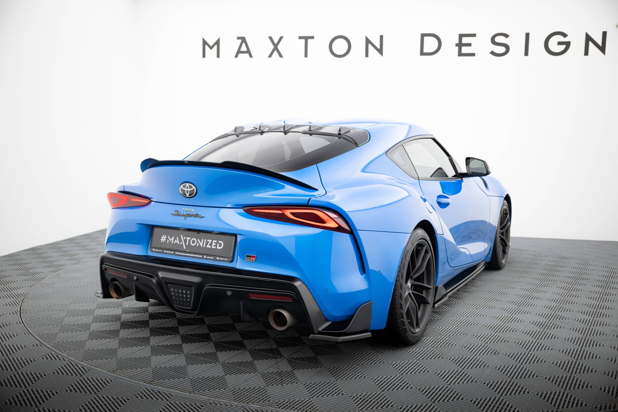 Maxton Design - Heck Ansatz Flaps Diffusor V2 für Toyota Supra Mk5 - Aerowerk.
