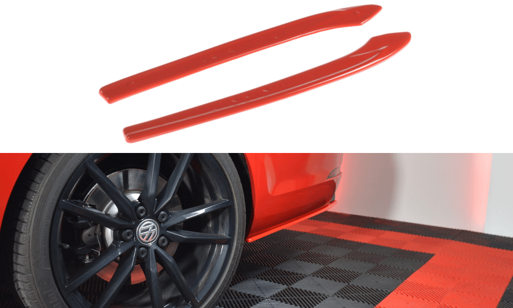 Maxton Design - Heck Ansatz Flaps Diffusor V2 für VW GOLF 7 R VARIANT FACELIFT - Aerowerk.