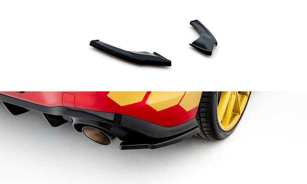 Maxton Design - Heck Ansatz Flaps Diffusor V2 für VW Golf GTI Clubsport Mk8 Facelift - Aerowerk.