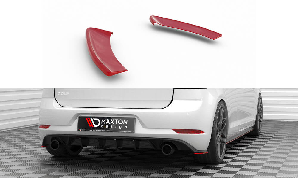 Maxton Design - Heck Ansatz Flaps Diffusor V2 für VW Golf GTI Mk7 Facelift - Aerowerk.