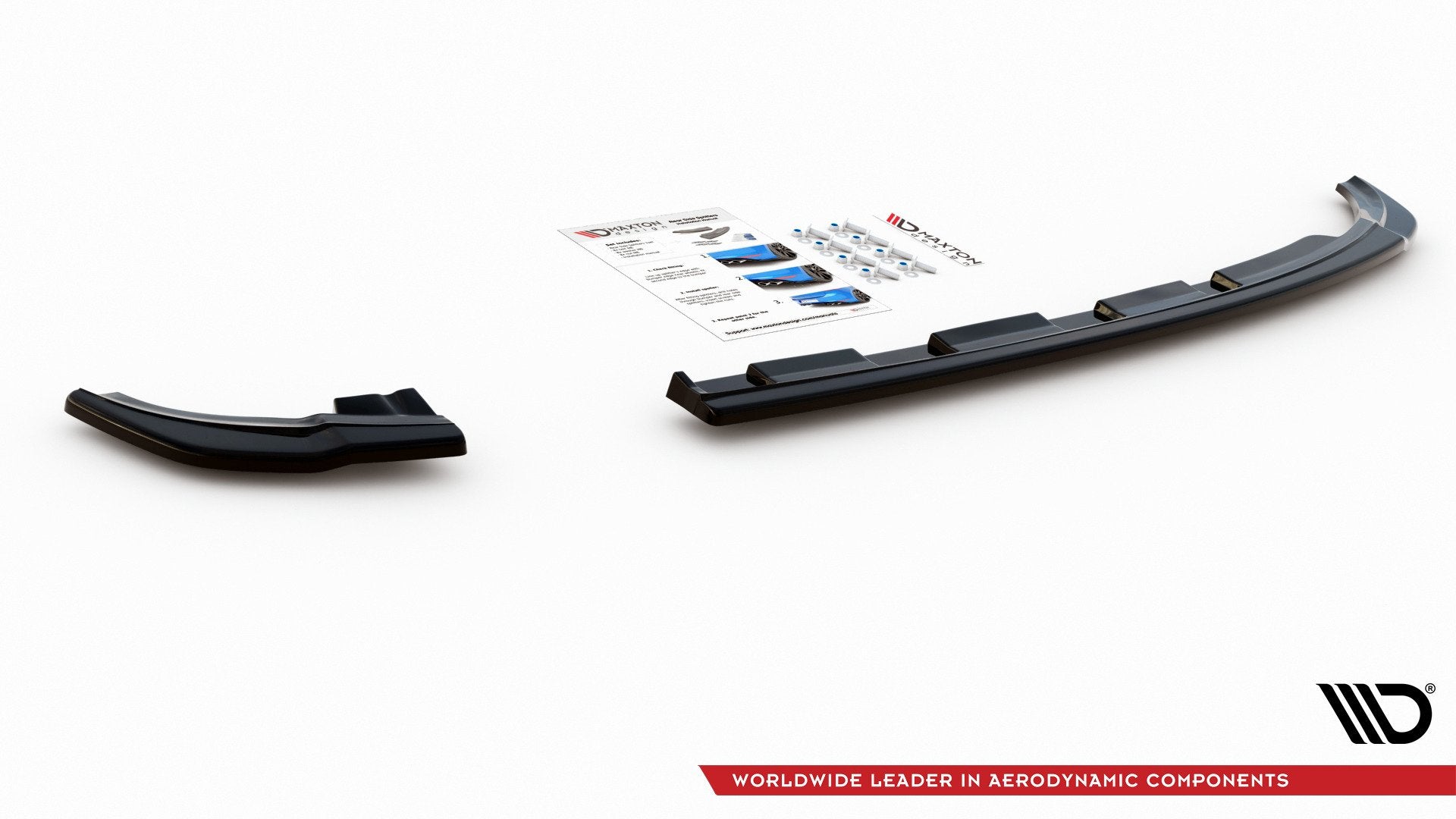 Maxton Design - Heck Ansatz Flaps Diffusor V2 für VW Polo GTI / R - line Mk6 - Aerowerk.