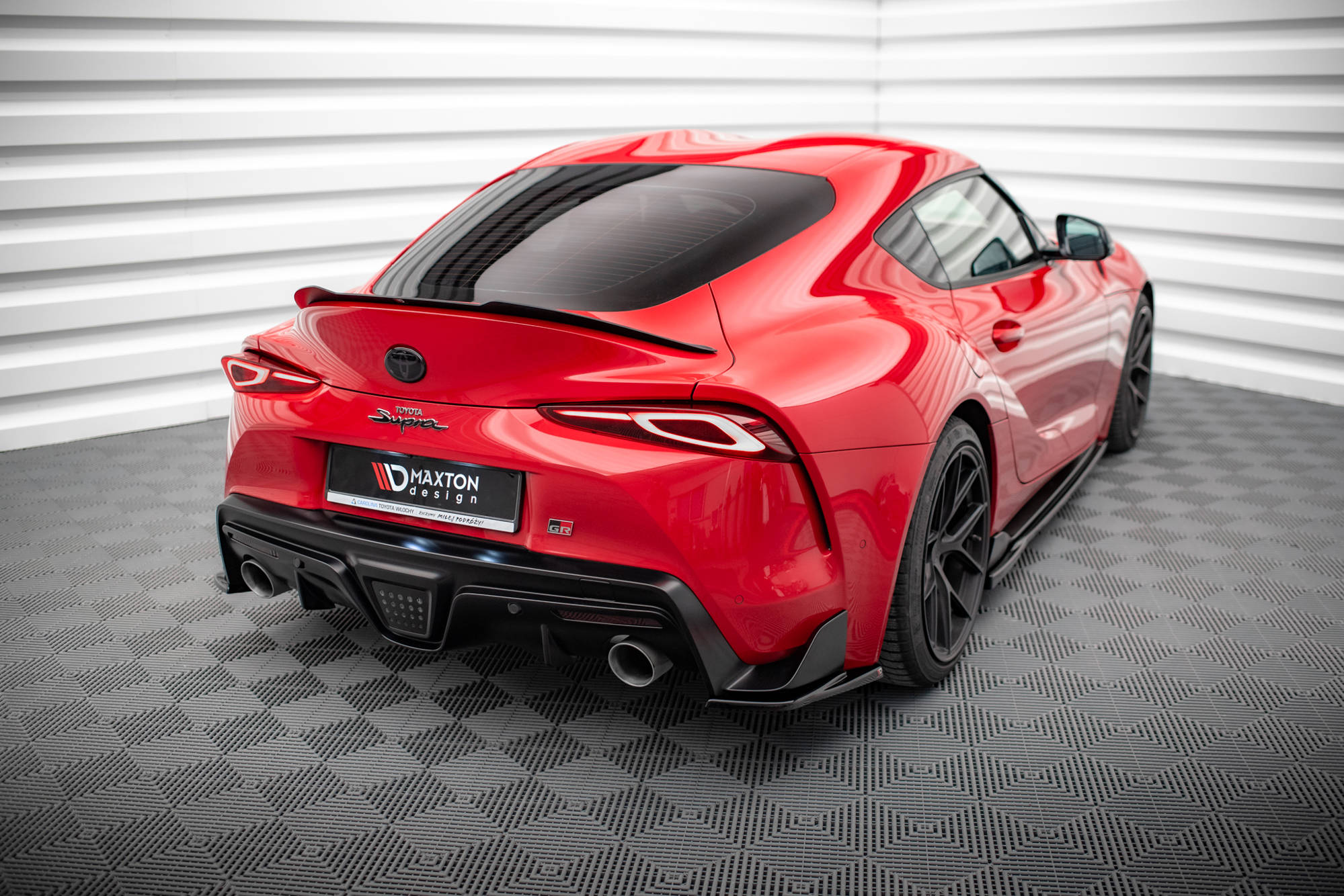Maxton Design - Heck Ansatz Flaps Diffusor V3 für Toyota Supra Mk5 - Aerowerk.