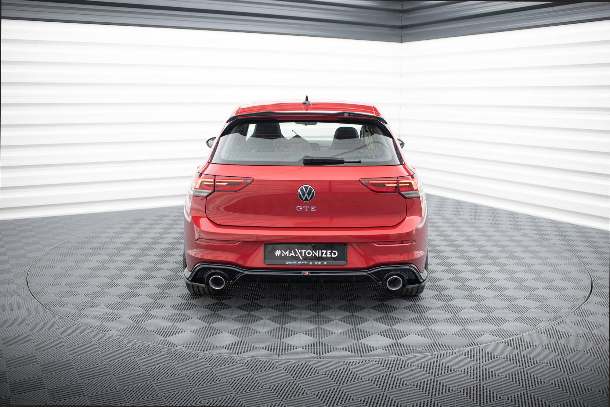 Maxton Design - Heck Ansatz Flaps Diffusor V3 für VW Golf GTI Mk8 - Aerowerk.