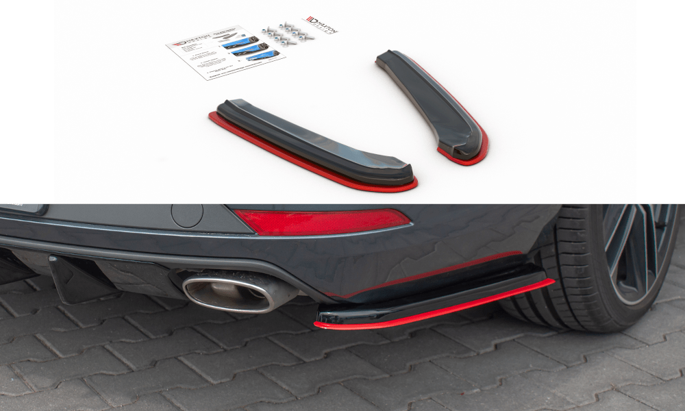 Maxton Design - Heck Ansatz Flaps Diffusor V4 für Seat Leon Cupra Mk3 FL Sportstourer - Aerowerk.