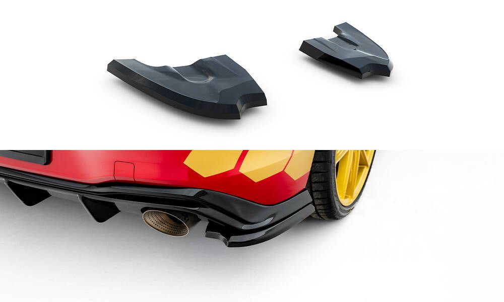 Maxton Design - Heck Ansatz Flaps Diffusor V4 für VW Golf GTI Clubsport Mk8 Facelift - Aerowerk.