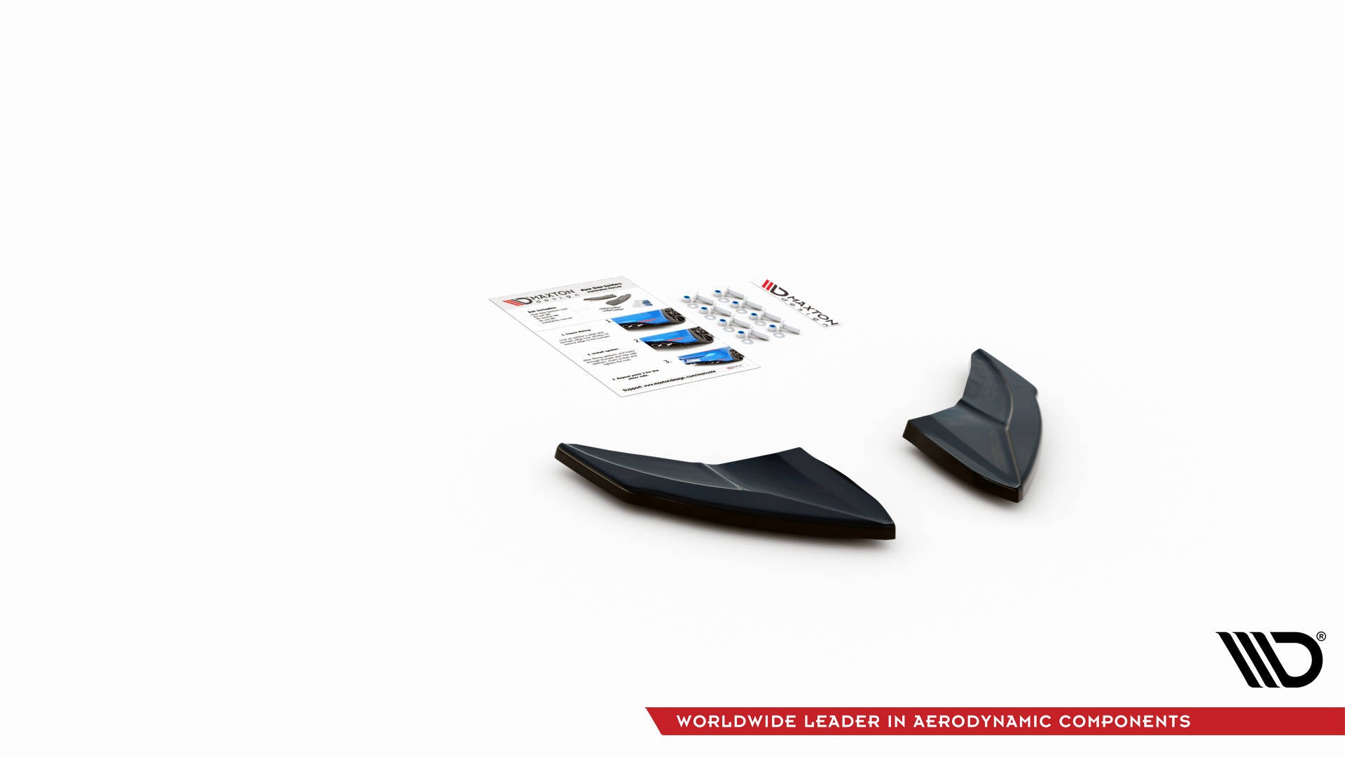 Maxton Design - Heck Ansatz Flaps Diffusor V4 für VW Golf R Mk7 - Aerowerk.
