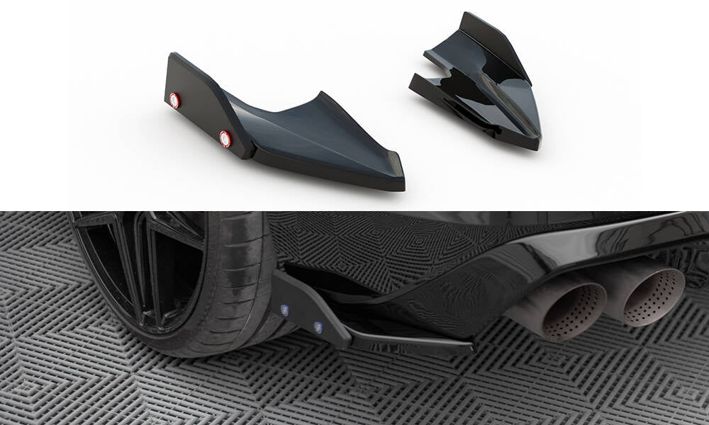 Maxton Design - Heck Ansatz Flaps Diffusor V5 + Flaps für VW Golf R Mk8 Facelift - Aerowerk.