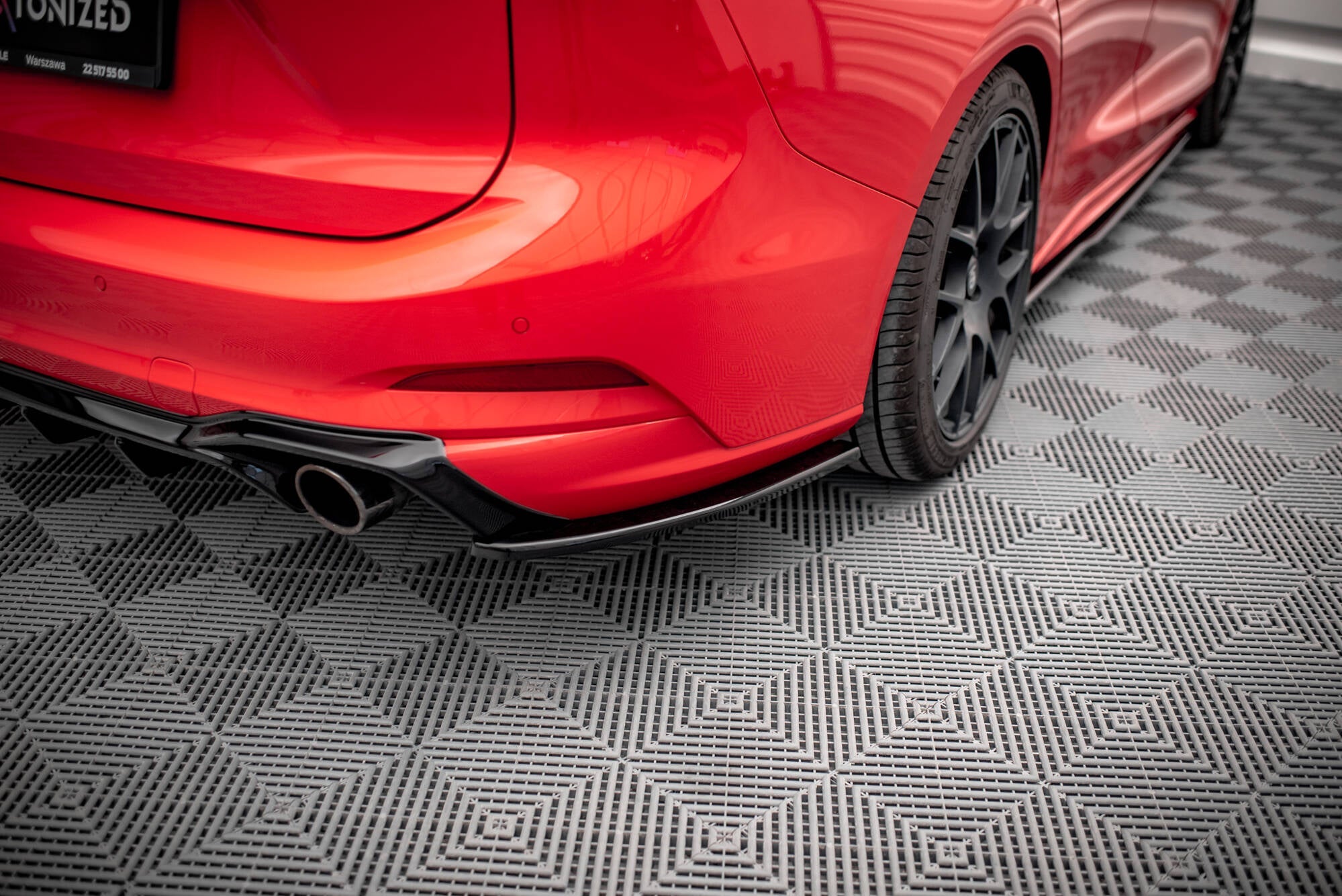 Maxton Design - Heck Ansatz Flaps Diffusor V7 für Ford Focus Kombi ST Mk4 - Aerowerk.