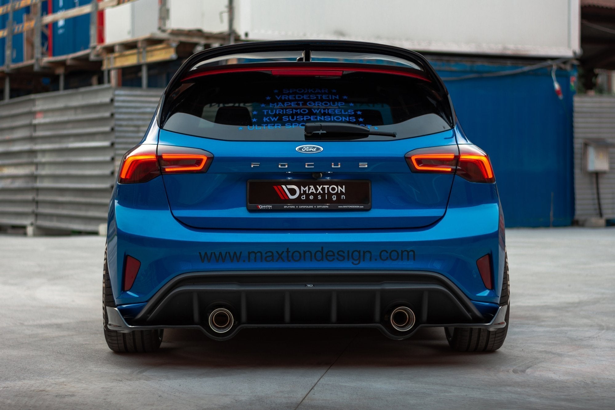 Maxton Design - Heck Diffusor für Ford Focus Hatchback St - line Mk4 - Aerowerk.