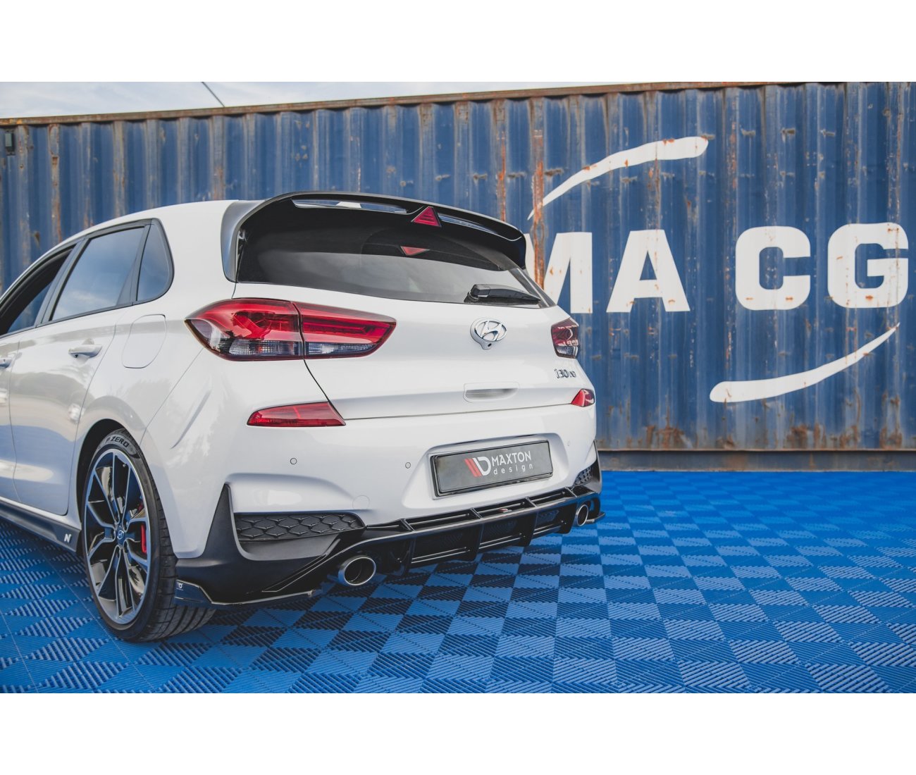 Heck Flaps V.4 für Hyundai I30N Hatchback - Aerowerk.