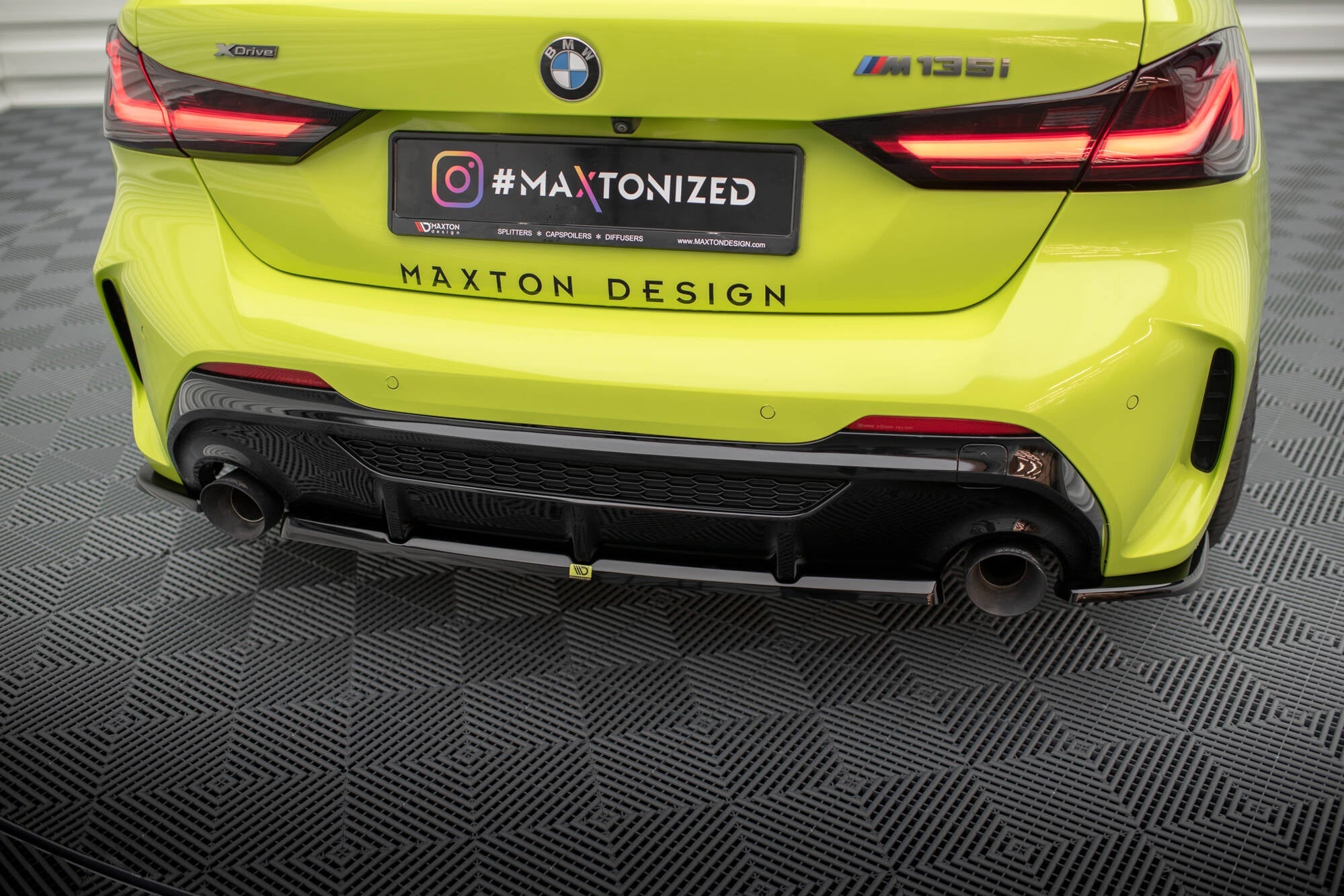 Maxton Design - Heckansatz Diffusor V.2 für BMW M135i F40 - Aerowerk.