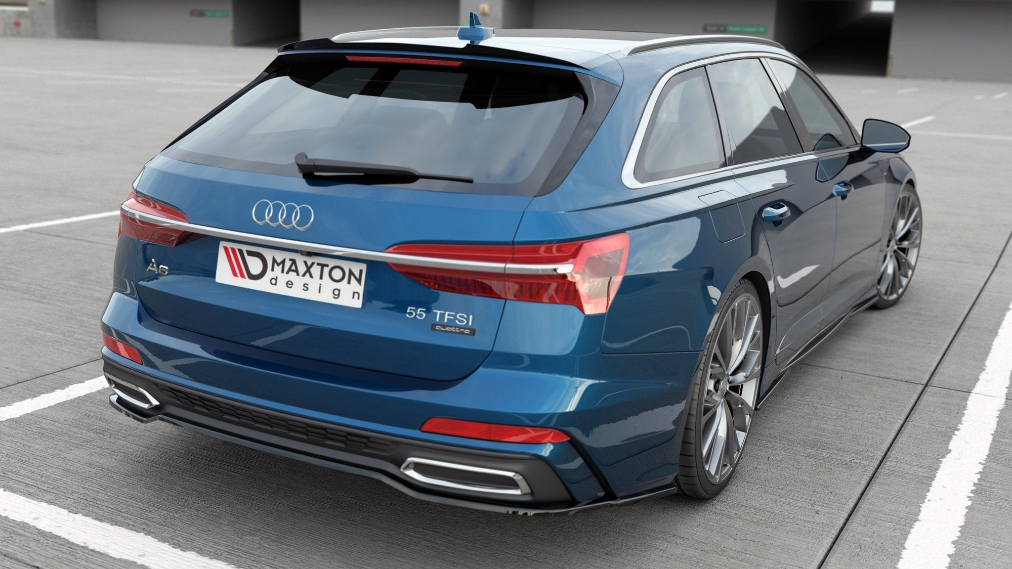 Maxton Design - Heckansatz für Audi A6 S - Line C8 - Aerowerk.