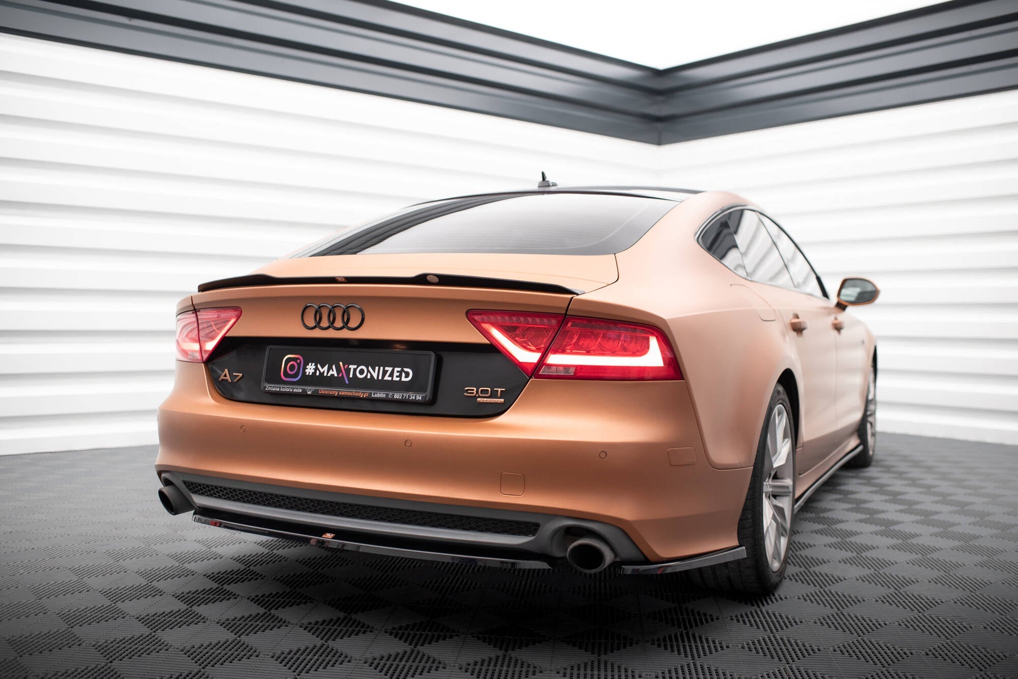 Maxton Design - Heckansatz für Audi A7 S - Line C7 - Aerowerk.