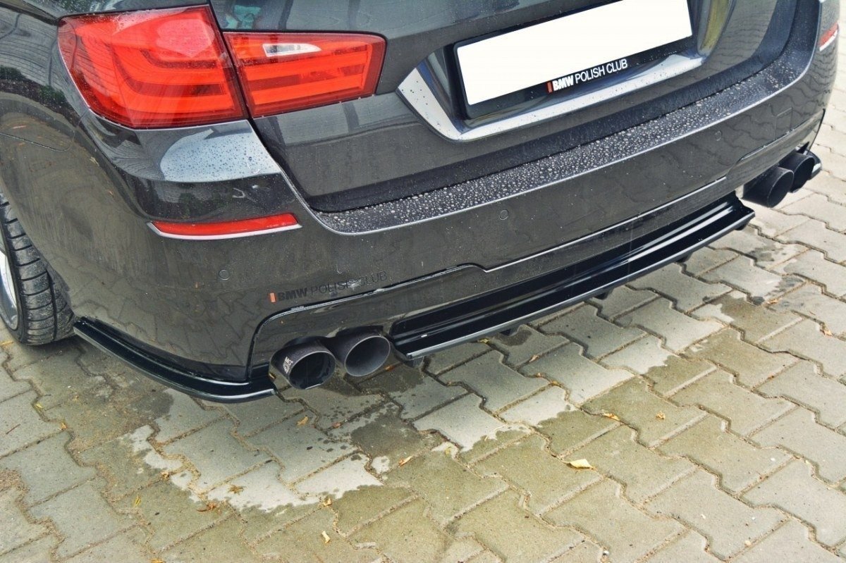 Maxton Design - Heckansatz für BMW 5er F11 M Paket (mit zwei Doppel Endstücken) - Aerowerk.