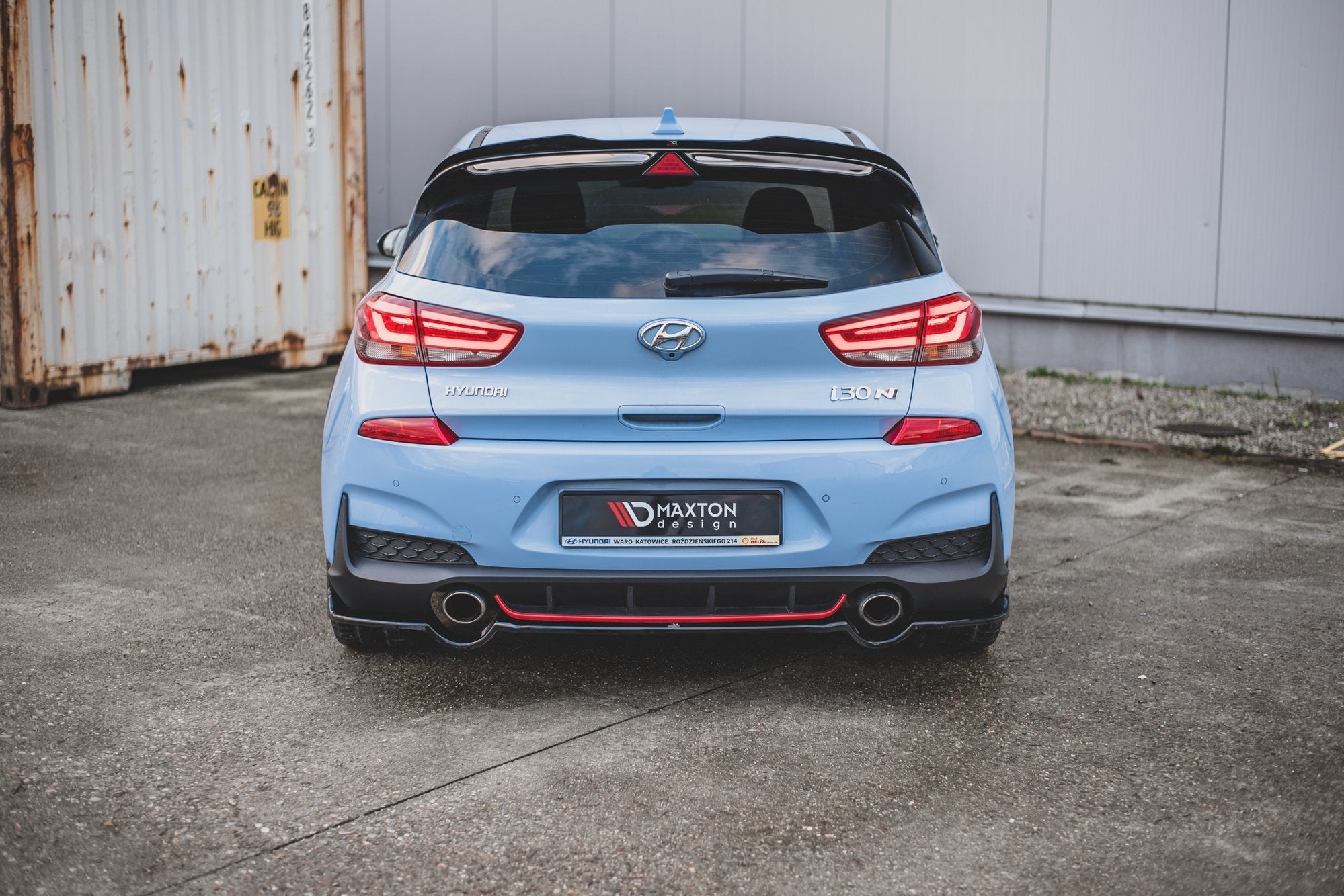Maxton Design - Heckansatz für Hyundai I30 N Mk3 Hatchback - Aerowerk.