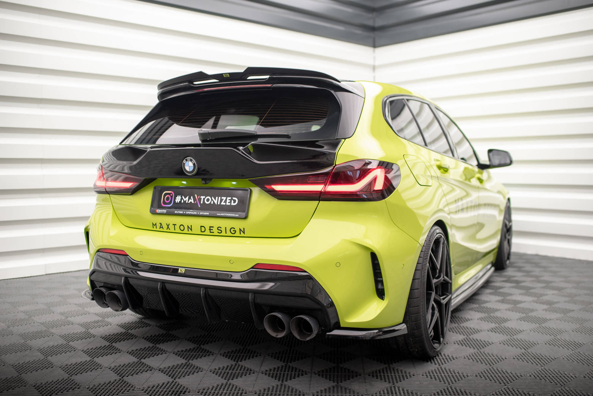 Maxton Design - Heckscheibenspoiler / unterer Spoiler für BMW 1er M - Paket / M135i / 128ti F40 - Aerowerk.