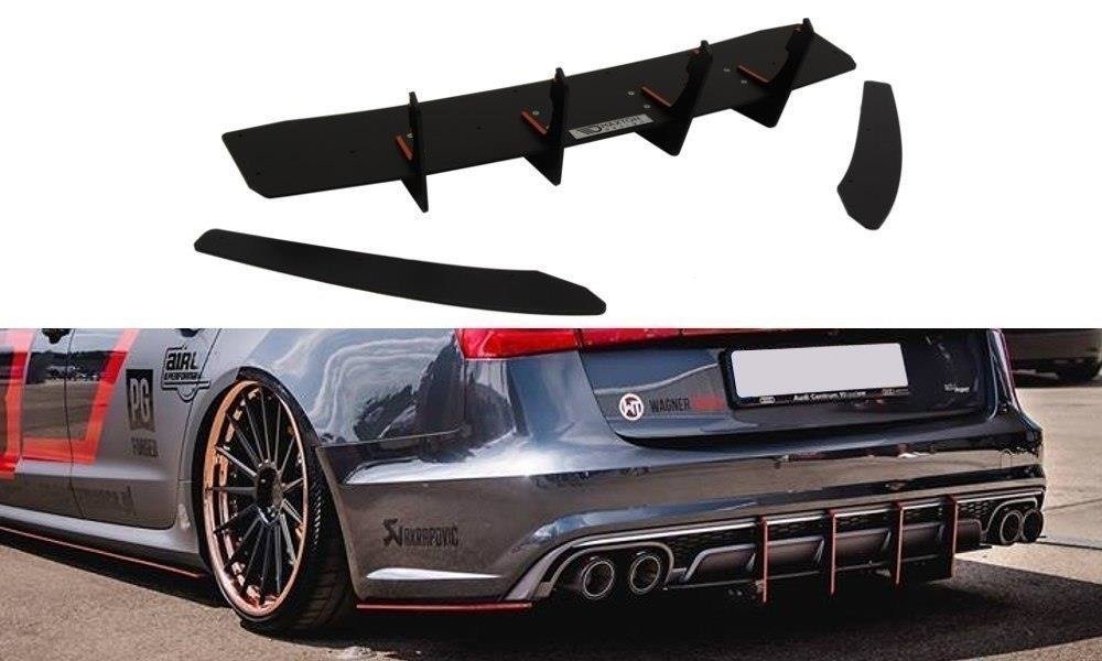 Maxton Design - Heckschürze für & Flaps Heckansatz Flaps Heckansatz für Audi S6 C7 FL - Aerowerk.