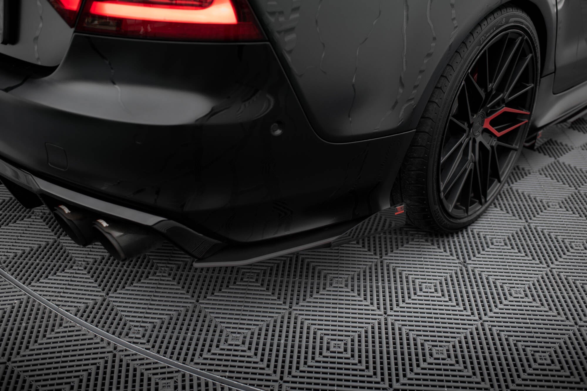 Maxton Design - Hintere Seiten Flaps für Audi A7 S - Line C7 - Aerowerk.