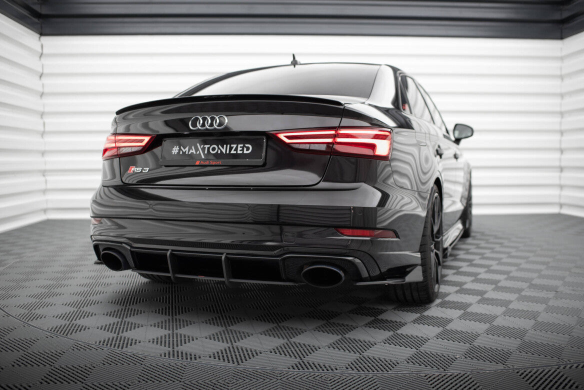 Hintere Seiten Flaps für Audi RS3 Limousine 8V Facelift - Aerowerk.